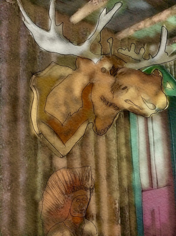 The Hedges Moose Head by Harry Forsdick